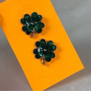 Vintage Avon Clover Earrings
